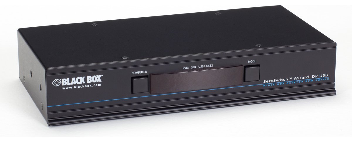 Black Box KV9804A ServSwitch Wizard DP 4-Port DisplayPort KVM Switch