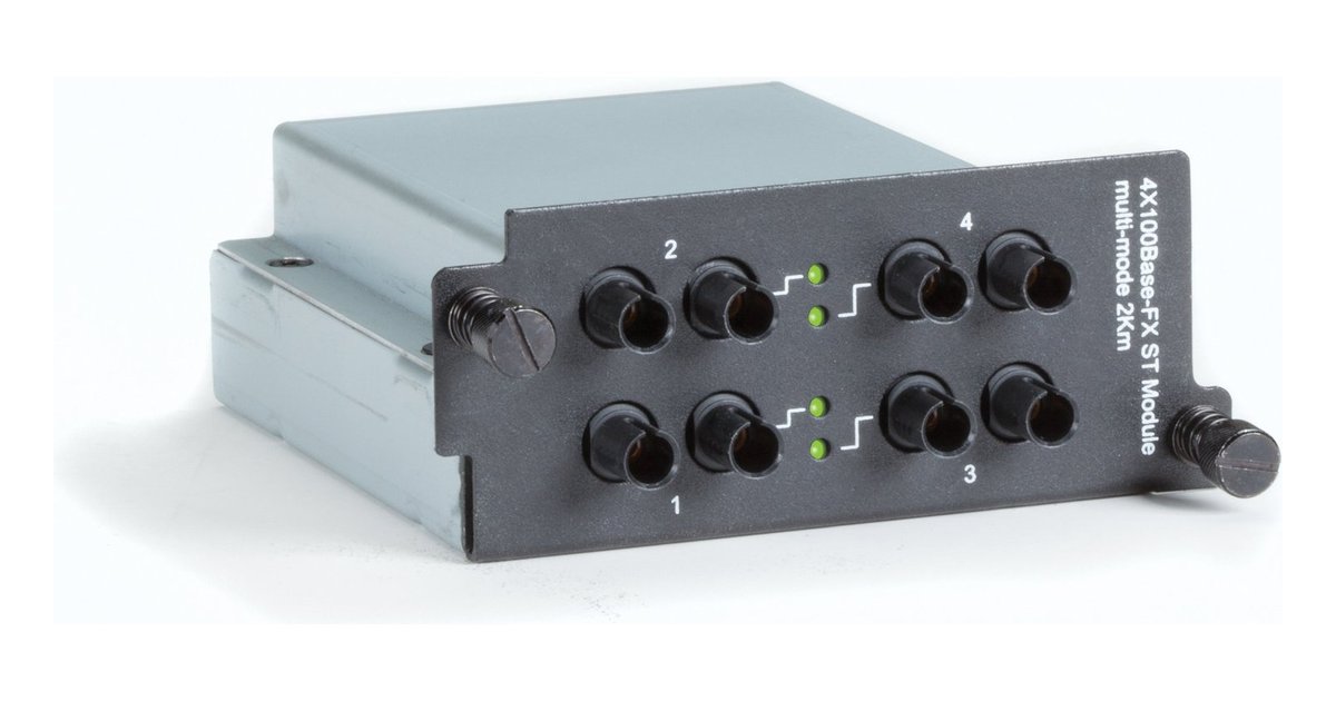 Black Box LE2711C LE2700 Series Fast Ethernet (100-Mbps) Extreme Temperature Switch Module - 100-Mbps Multimode Fiber, 1300nm, 2km