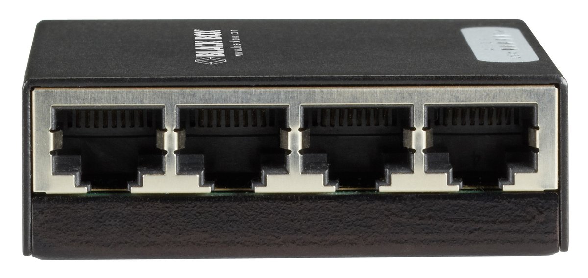Black Box LGB304A LGB300 Series Gigabit Ethernet (1000-Mbps) Switch - (4) 10/100/1000-Mbps Copper RJ45 - view 2