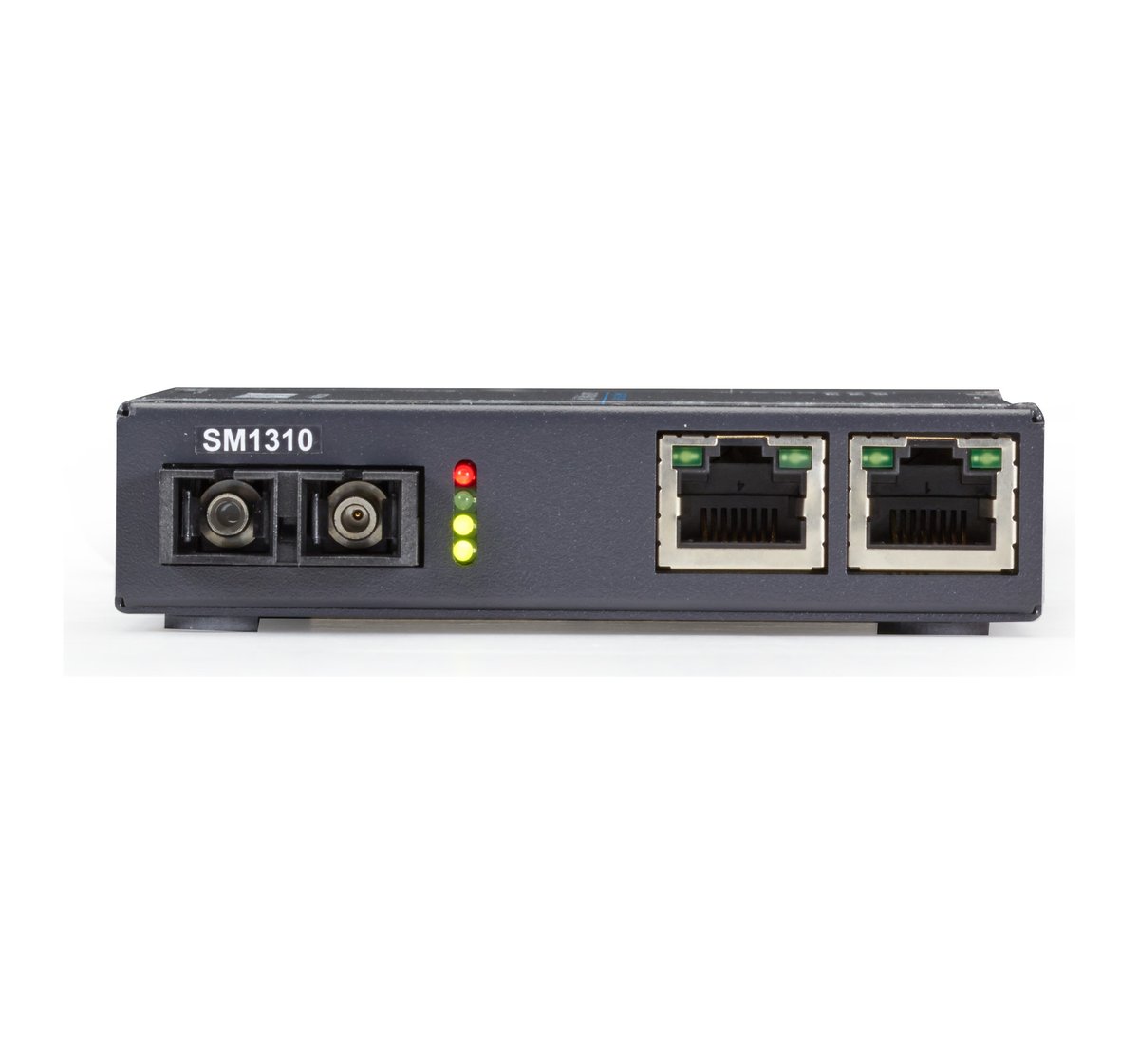 Black Box LGC5212A LGC5200 Series Gigabit Ethernet (1000-Mbps) PoE+ Media Converter - 10/100/1000-Mbps Copper to 100/1000-Mbps Singlemode Fiber, 1310nm, 15km, SC - view 2