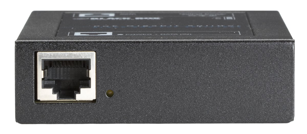 Black Box LPS2001 PoE+ Gigabit Splitter - 5-12-VDC, 6-Amp - view 2