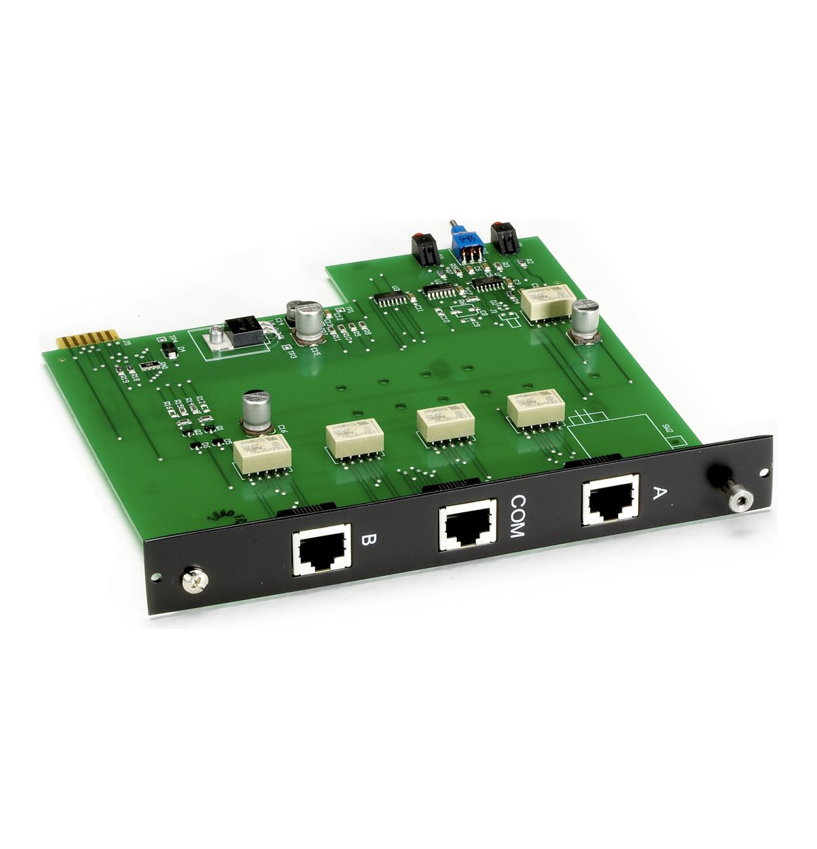 Black Box SM978A Pro Switching Gang Switch - 4U, RJ45 CAT5e A/B Card Latching product image