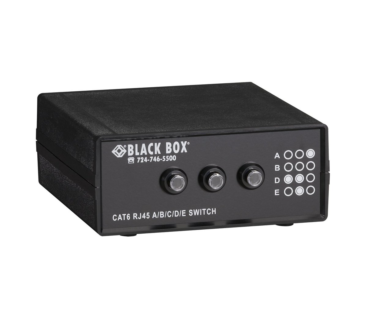 Black Box SW1032A RJ45 4-to-1 CAT6 Ethernet 10G Manual Desktop Switch