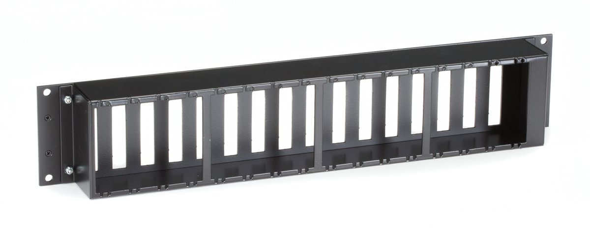 Black Box TL400A RS232 Passive Splitter Rackmount Chassis - 2U, RJ45 - view 2
