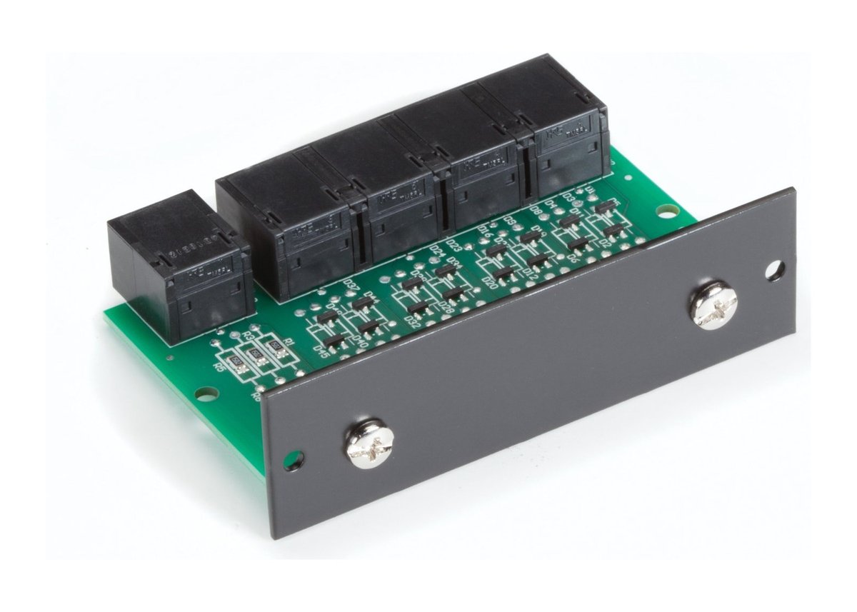 Black Box TL421-C RS232 Passive Splitter Rackmount Card - RJ45, 4-Port