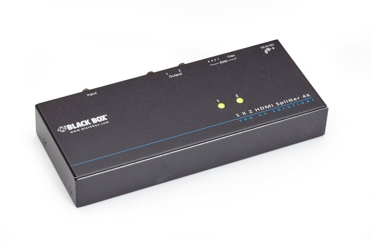 Black Box VSP-HDMI1X2-4K 4K HDMI Splitter, 1 x 2