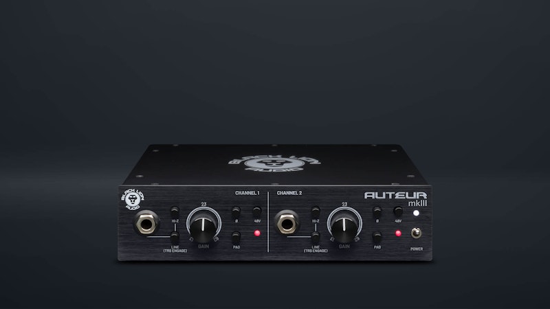 Black Lion Audio Auteur MKIII Two-Channel Mic / Line / DI Preamp