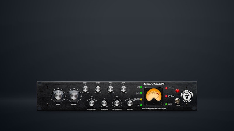 Black Lion Audio Eighteen Solid State Induction EQ Preamp