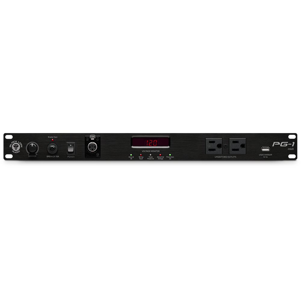Black Lion Audio PG-1 mkII Power Conditioner An 8-outlet rack power conditioner rated