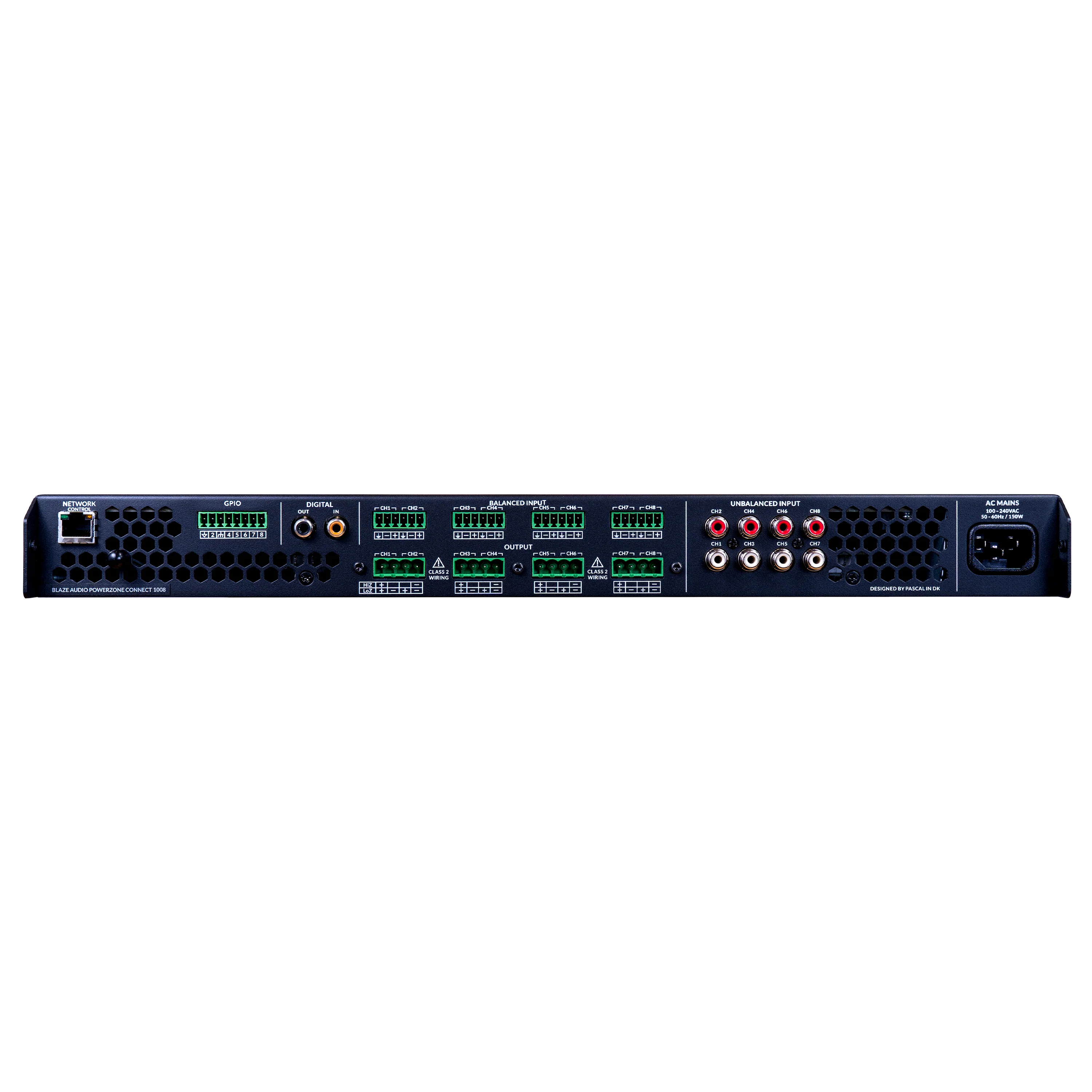 Blaze Audio PowerZone Connect 1008 1000 W 8-Channel Install Amplifier - view 4