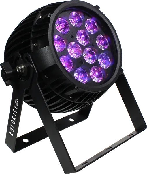 Blizzard Lighting Colorise EXA LED Par Wash Fixture, Light Source: 12x 15W 6-In-1 RGBAW+UV LEDs