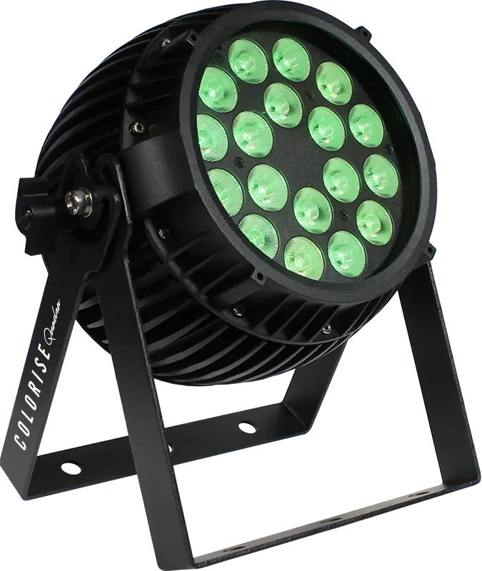 Blizzard Lighting Colorise Quadra LED Lighting Fixture, Light Source: 18x 15W 6-In-1 RGBW LEDs