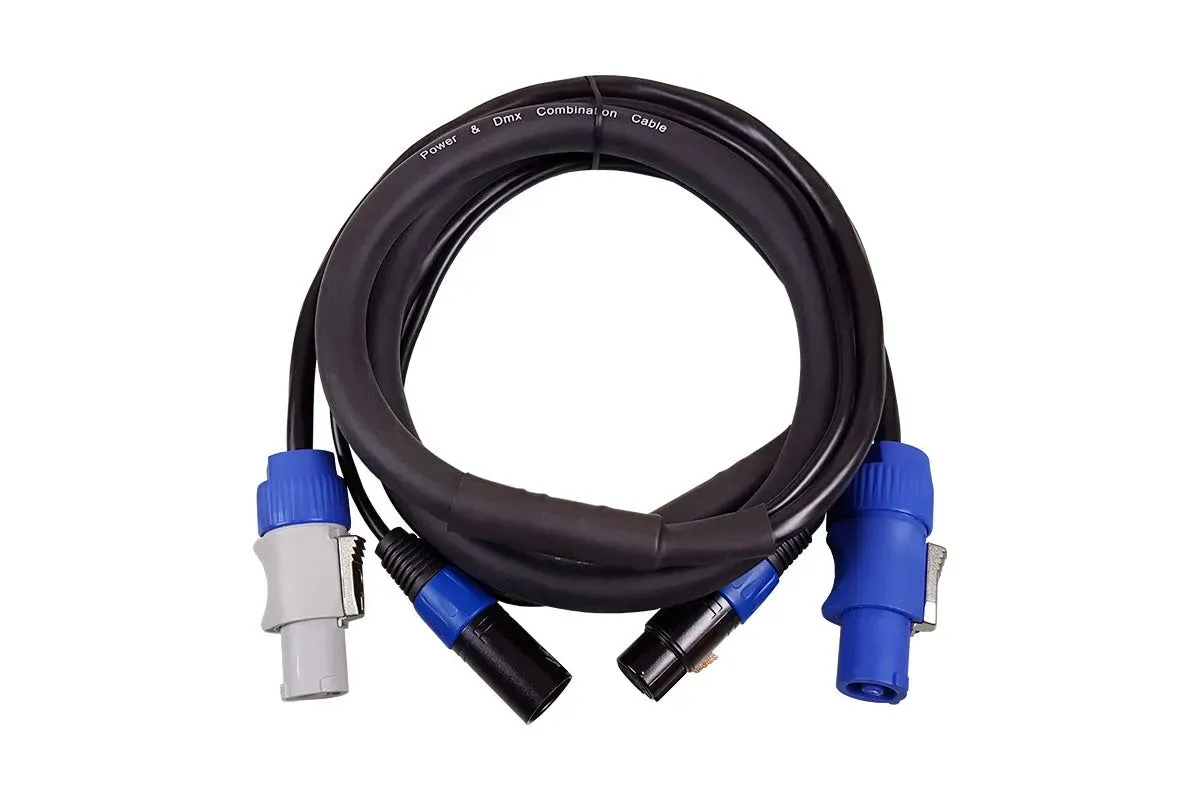 Blizzard Lighting Cool Cable 5-Pin DMX + powerCON Compatible Combo Cable, 3 ft - view 3