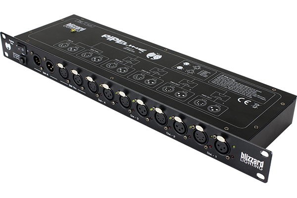 Blizzard Lighting Pipeline Twin DMX Signal Amplifier