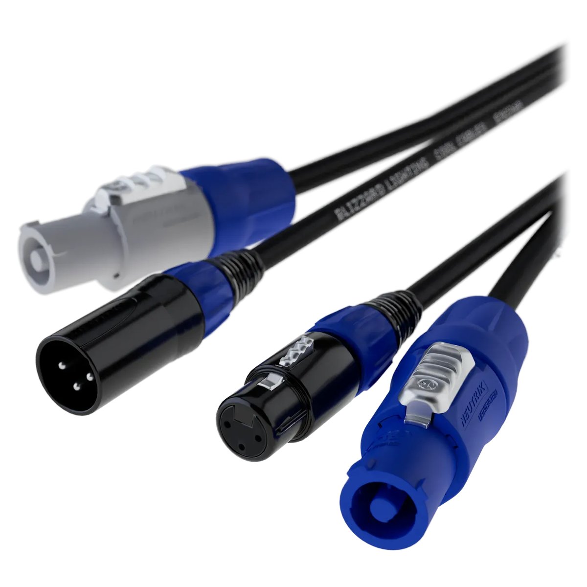 Blizzard Lighting 3-Pin DMX + powerCON Compatible Combo Cable