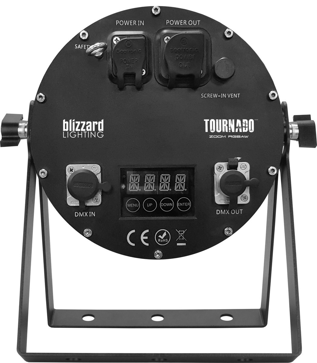 Blizzard Lighting TOURnado Zoom RGBAW LED Par Wash Fixture, Light Source: 36x 3W LEDs (R) 6PCS - view 2