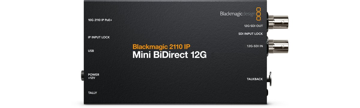 Blackmagic M2110 IP Mini BiDirect 12G Converter