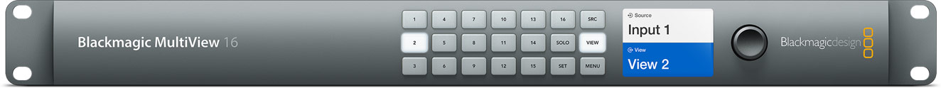 Blackmagic MultiView 16 Monitor