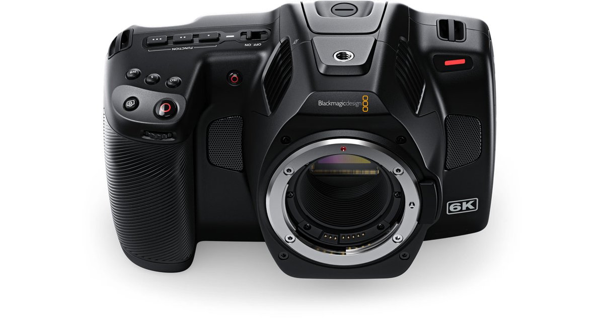 Blackmagic Pocket Cinema Camera 6K G2 EF & Irix 21mm/45mm Cine Lens Bundle