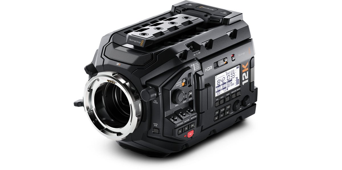 Blackmagic URSA Mini Pro 12K & Teris H14CF Fluid Head Tripod Bundle