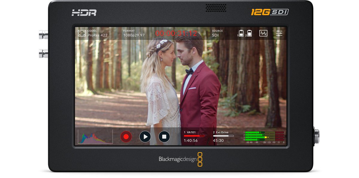 Blackmagic Video Assist 5" 12G HDR Recorder
