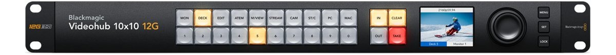 Blackmagic Videohub 10x10 12G Rack