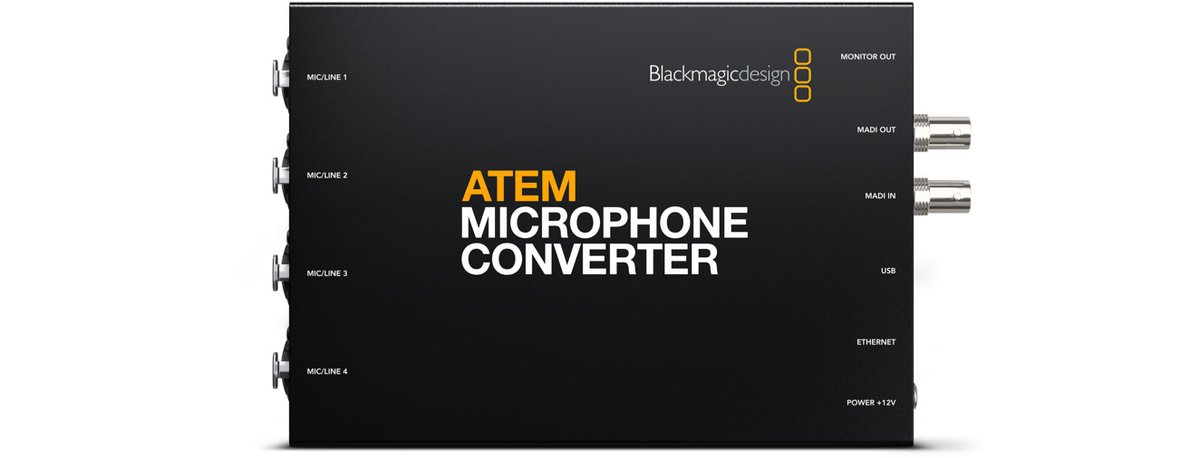 Blackmagic ATEM Microphone Converter product image