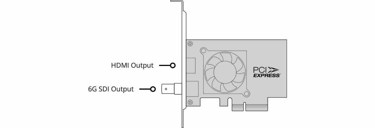 Blackmagic DeckLink Mini Monitor 4K - view 3