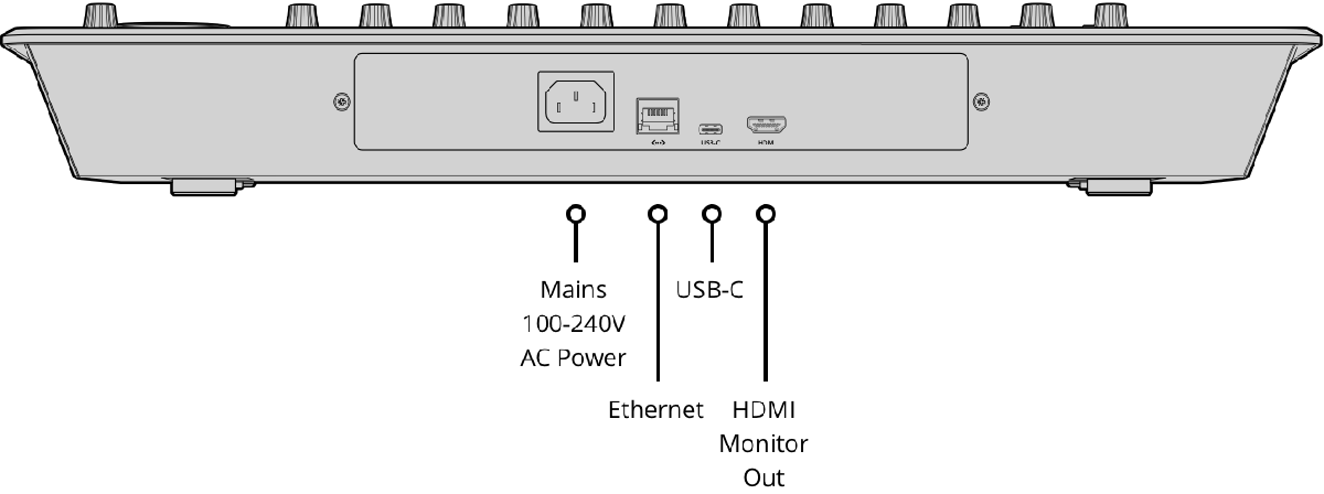 Blackmagic Fairlight Desktop Console - view 2