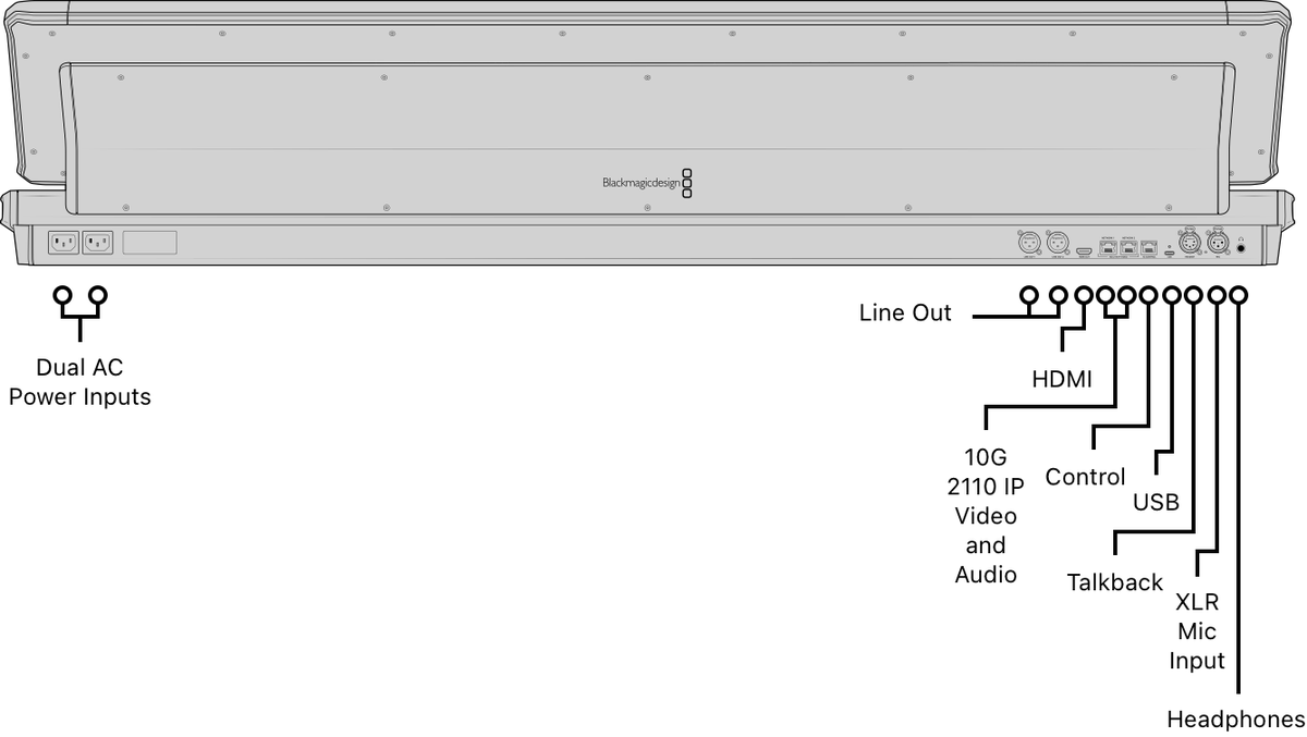 Blackmagic Fairlight Live Audio Panel 40 - view 2