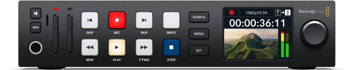 Blackmagic Hyperdeck Studio HD Plus Headphone