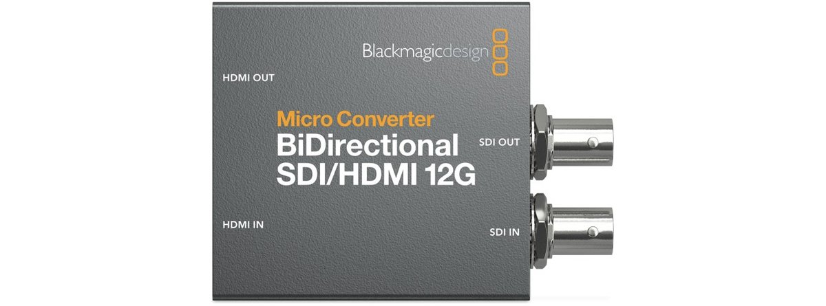 Blackmagic BiDirectional SDI/HDMI 12G Micro Converter