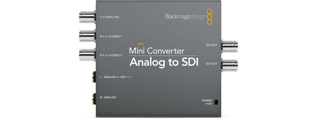Blackmagic Analog to SDI Converter