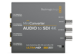Blackmagic Audio to SDI 4K Converter