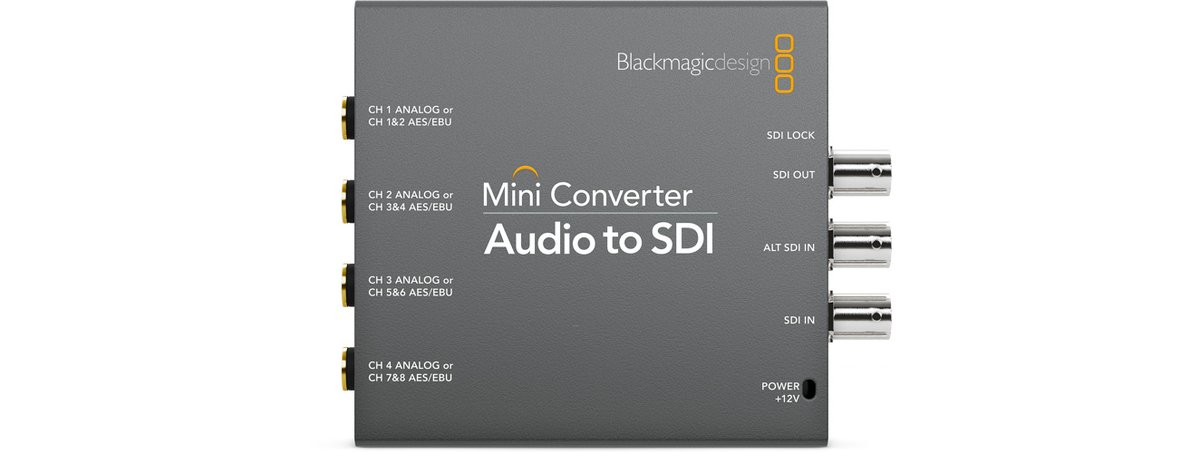 Blackmagic Audio to SDI Converter