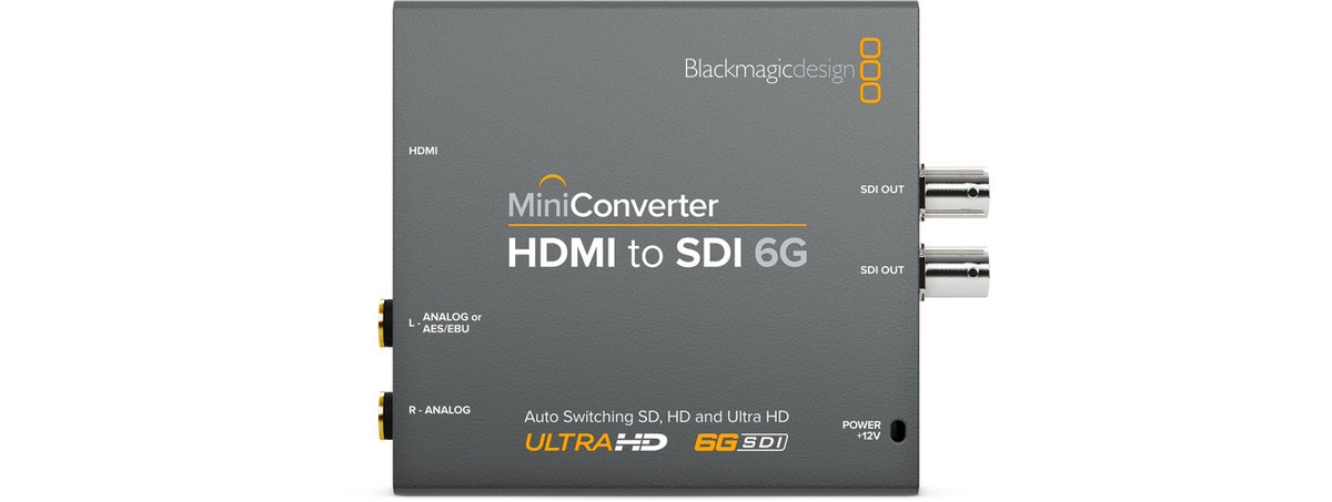 Blackmagic HDMI to SDI 6G Mini Converter