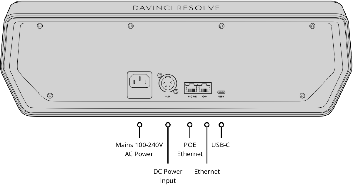 Blackmagic DaVinci Resolve Mini Panel - view 3