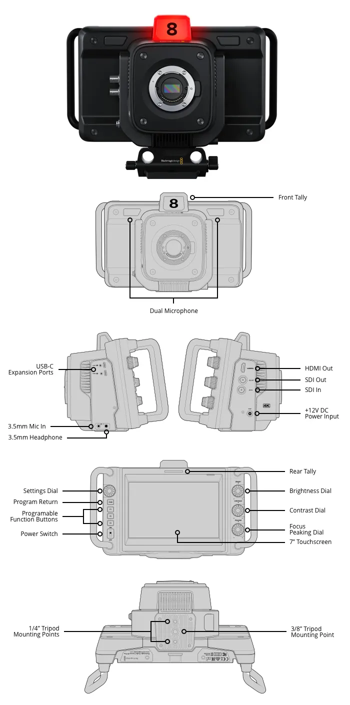 Blackmagic Studio Camera 4K Plus G2