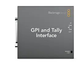 Blackmagic GPI and Tally Interface