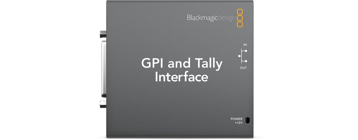 Blackmagic GPI and Tally Interface