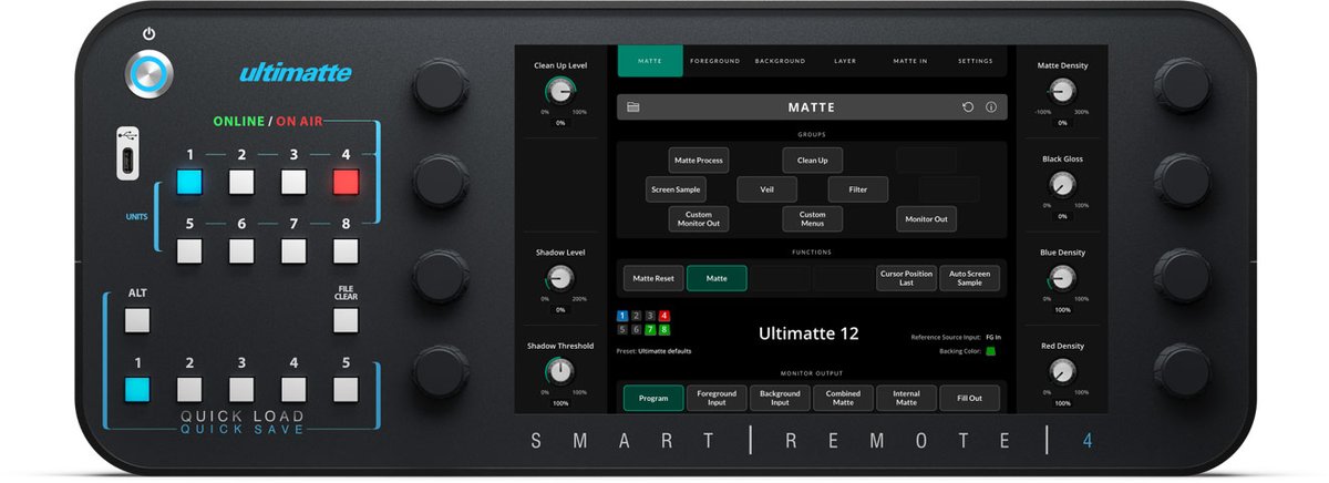 Blackmagic Ultimatte Smart Remote 4 G2