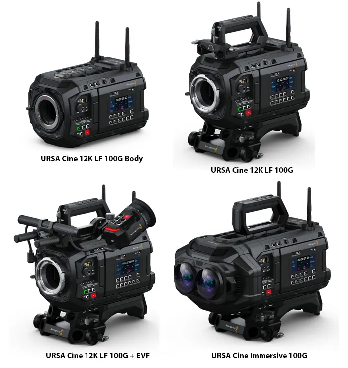 Blackmagic URSA Cine 12K 100G Cameras