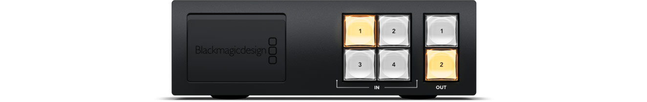 Blackmagic Videohub Mini 4x2 12G Rack product image