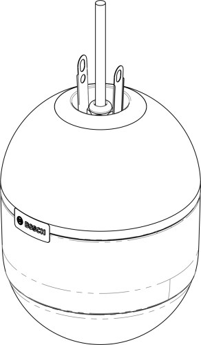 Bosch LS1-UC10U Pendant Sphere Loudspeaker, 10W, UL1480 product image