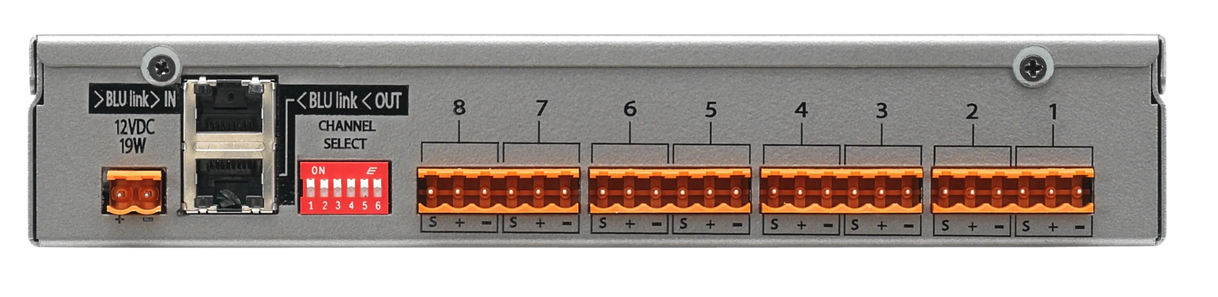 BSS BLU-BOB1 Soundweb London 8-Channel Analog Output Expander, Half Rack - view 2