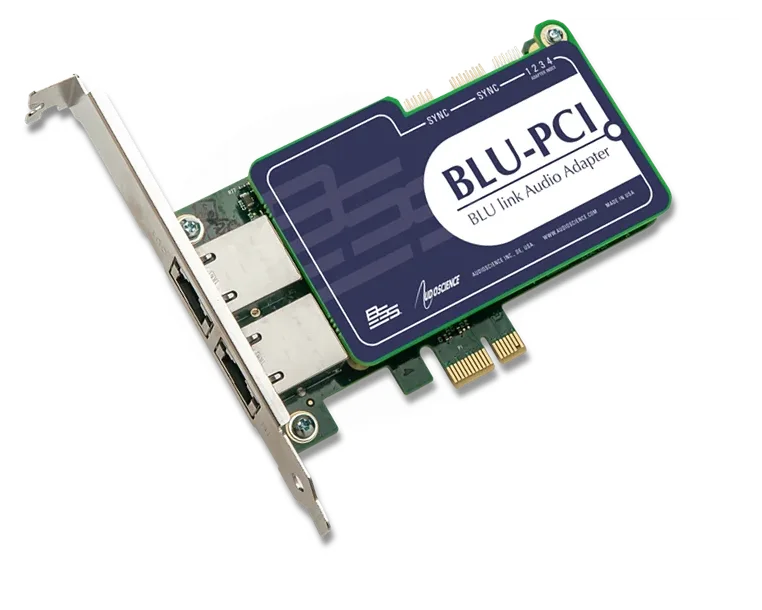 BSS BLU-PCI 64-Channel BLU link PCI Express Sound Card product image