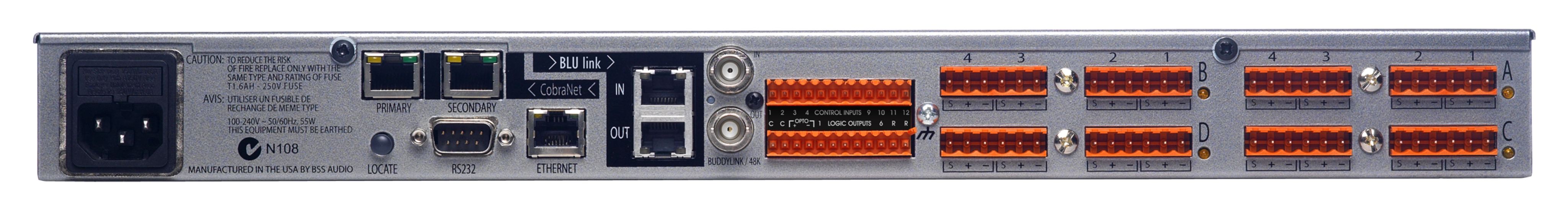 BSS BLU-320 I/O Expander with BLU link and CobraNet - view 2