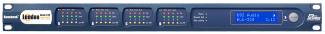 BSS BLU-325 I/O Expander with BLU link and Ethernet AVB
