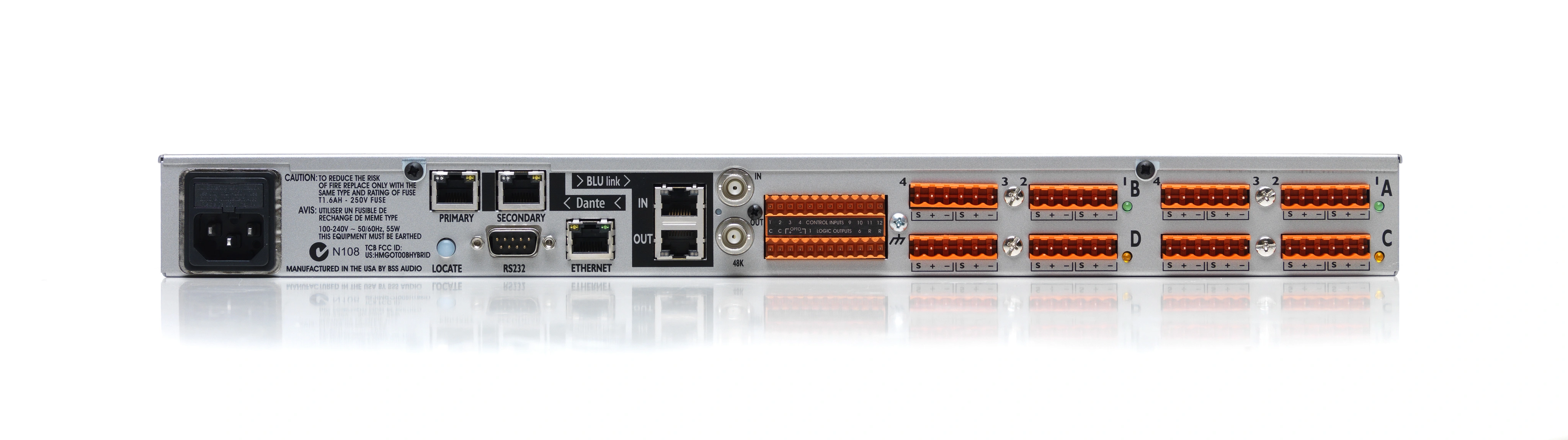 BSS BLU-806 Signal Processor with Dante / AES67 - view 2