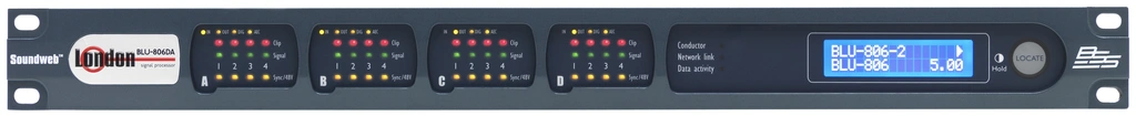 BSS BLU-806 Signal Processor with Dante / AES67